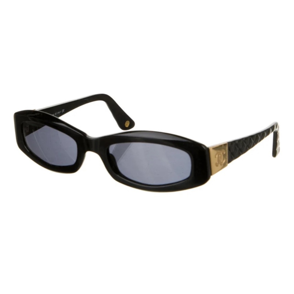 Vintage Chanel Narrow Quilted Sunglasses 5014